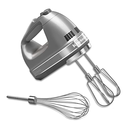 KitchenAid KHM7210 7 スピードデジタルハンドミキサー、ターボビーター II アクセサリー付き