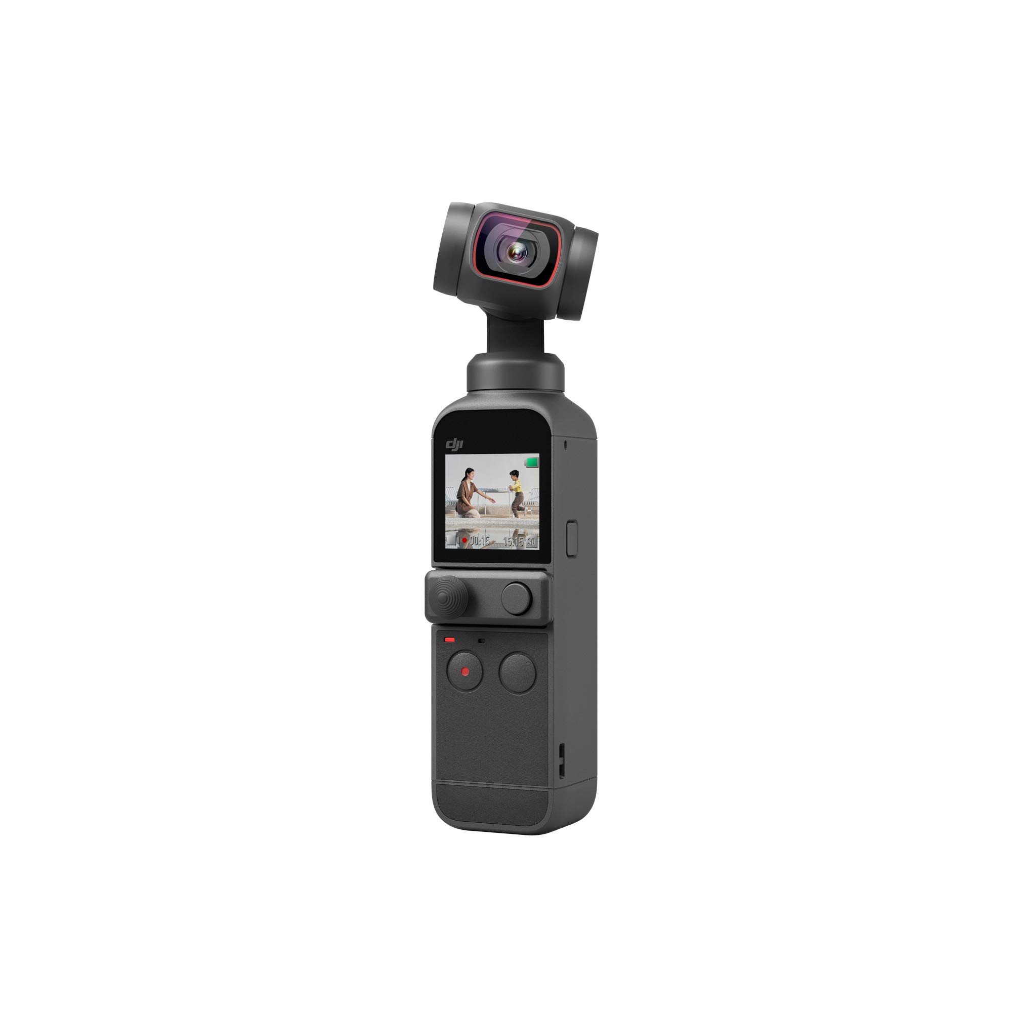  DJI Pocket 2、4Kカメラ付きハンドヘルド3軸ジンバルスタビライザー、1/1.7インチCMOS、64MP写真、顔追跡、YouTube、TikTok、Vlog、AndroidおよびiPhone用ポータブ...