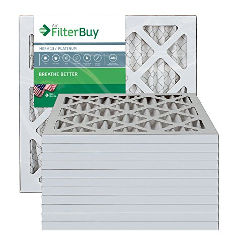FilterBuy 炉フィルター/エアフィルター - AFB Platinum MERV 13 (12 パック)