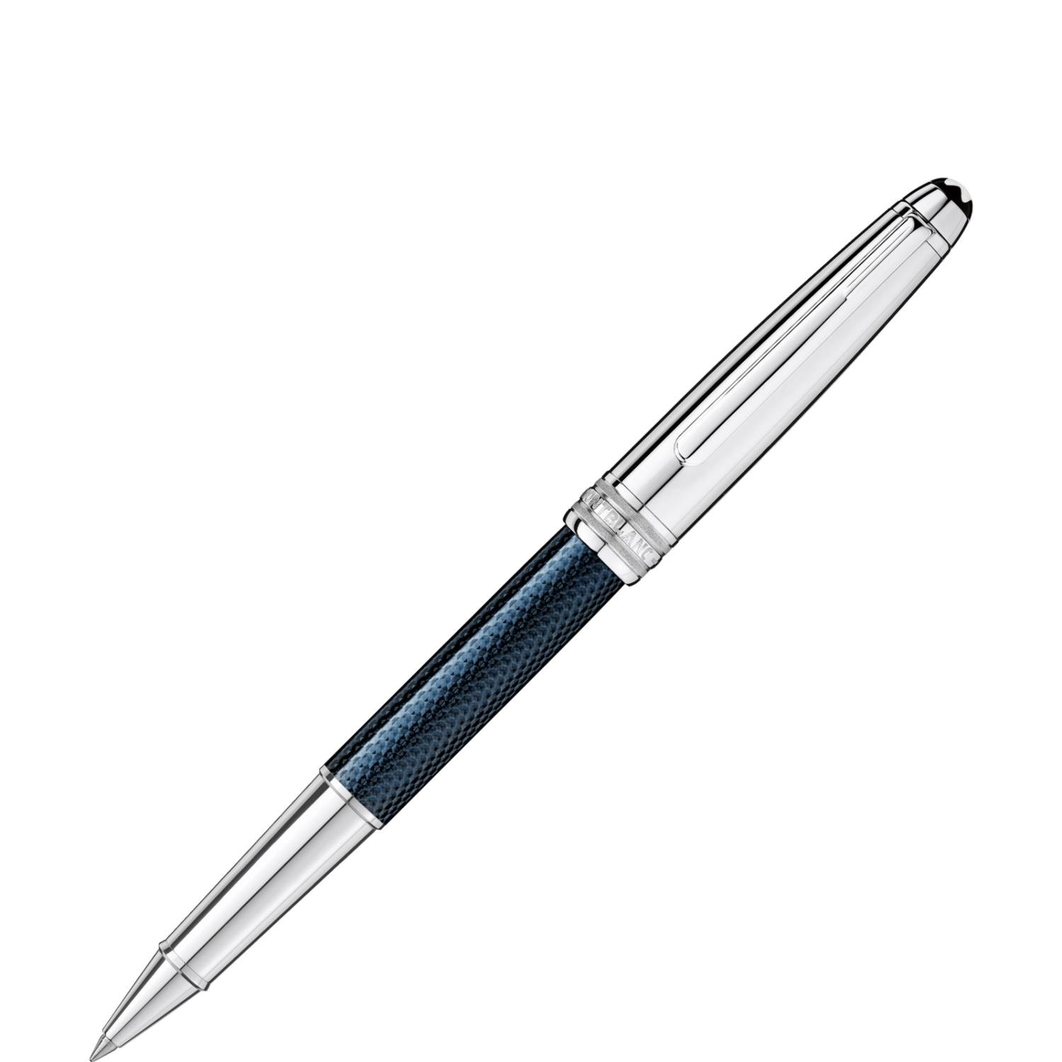 Montblanc Meisterstuck Solitaire Doue Blue Hour Classique Rollerball Pen 112894