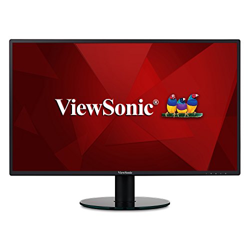 Viewsonic VA2719-2K-SMHD27インチIPS2K 1440pフレームレスLEDモニター、HDMIおよびVGA入力、家庭用およびオフィス用、黒