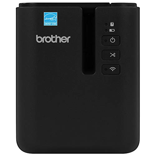 Brother P-Touch PT-P900W 産業用高解像度ラミネートラベルプリンター Wi-Fi 付き、最大 36mm ラベル、360 dpi、3.1 IPS、標準 USB 2.0、シリアル、内蔵 Wi-Fi