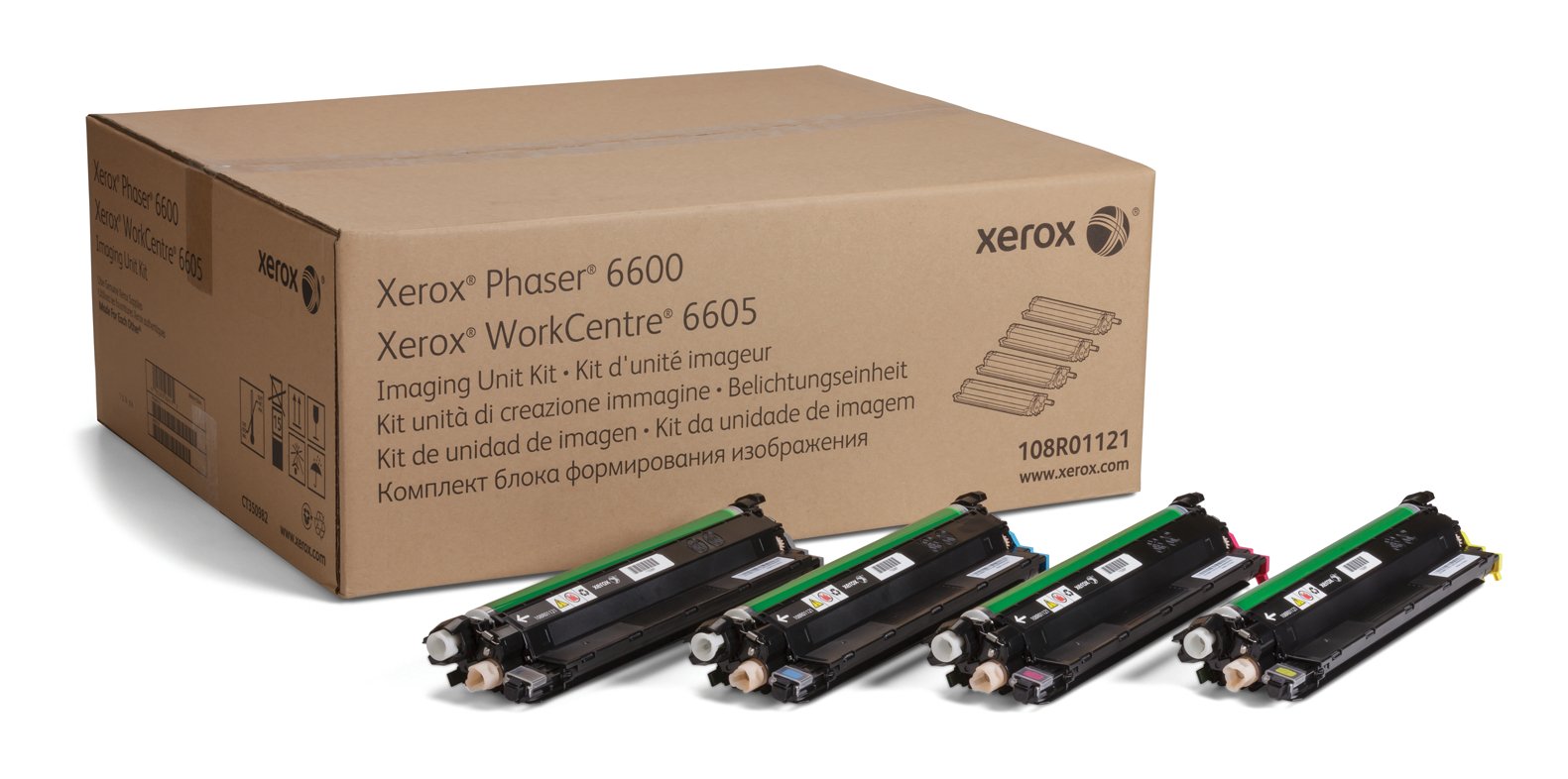 Xerox 108R01121 Phaser 6600 6655 C400 C405 ドラム、小売パッケージ、...