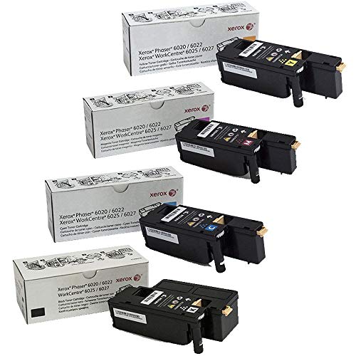Xerox 106R02756、106R02757、106R02758、106R02759 Phaser 6022 WC 6027 標準収量トナー カートリッジ セット