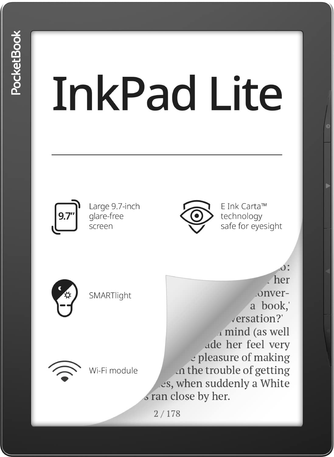 PocketBook InkPad Lite、電子書籍リーダー