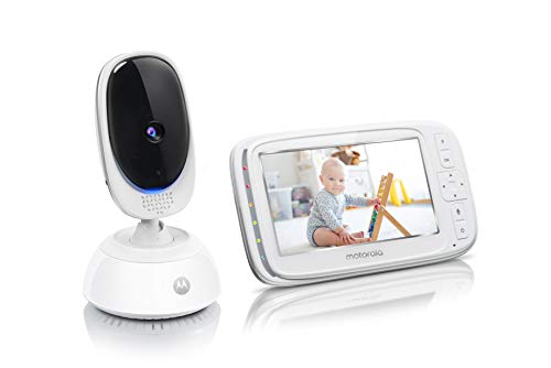  Motorola Baby Motorola Comfort75ビデオベビーモニター-リモートパン、デジタルズーム、温度センサーを備えた幼児用ワイヤレスカメラ-双方向インターホン...