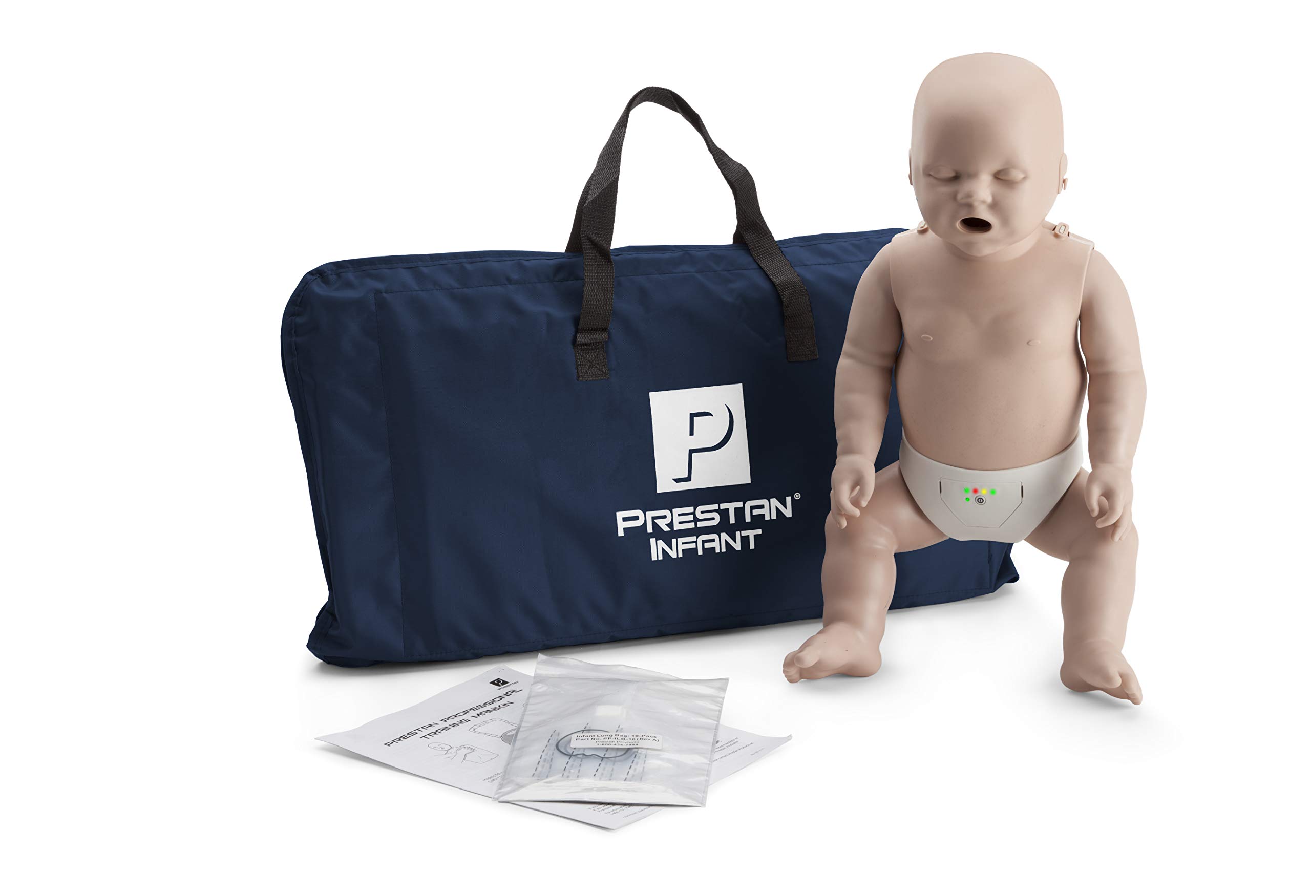 Prestan 心拍数モニター付き幼児 CPR-AED マネキン、ミディアムスキン