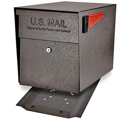 Mail Boss 7108 セキュリティ、ブロンズ カーブサイド ロック メールボックス、中型