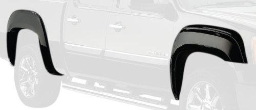 Bushwacker 40939-02 OE スタイルフェンダーフレア 4 個。セットは 2007 ～ 2013 GMC シエラ 1500 (5.8 フィート トラックの荷台) に適合します。