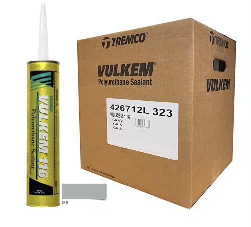 Tremko Tremco 116 Vulkem ポリウレタン高性能シーラント、グレー (30 個入りケース)