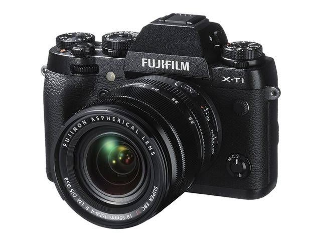 Fuji film X-T1 16 MPミラーレスデジタルカメラ、3.0インチLCDおよびXF18-55mm F2.8-4.0 R LMOISレンズ付き