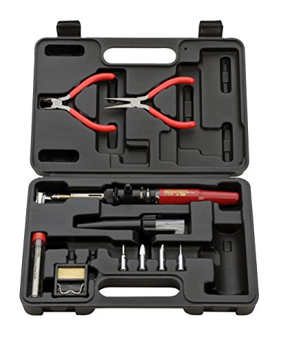 Master Appliance Ultratorch UT-100Si-TC Professional Butane Powered Soldering Iron Kit、3 in 1ツール、5つのヒント