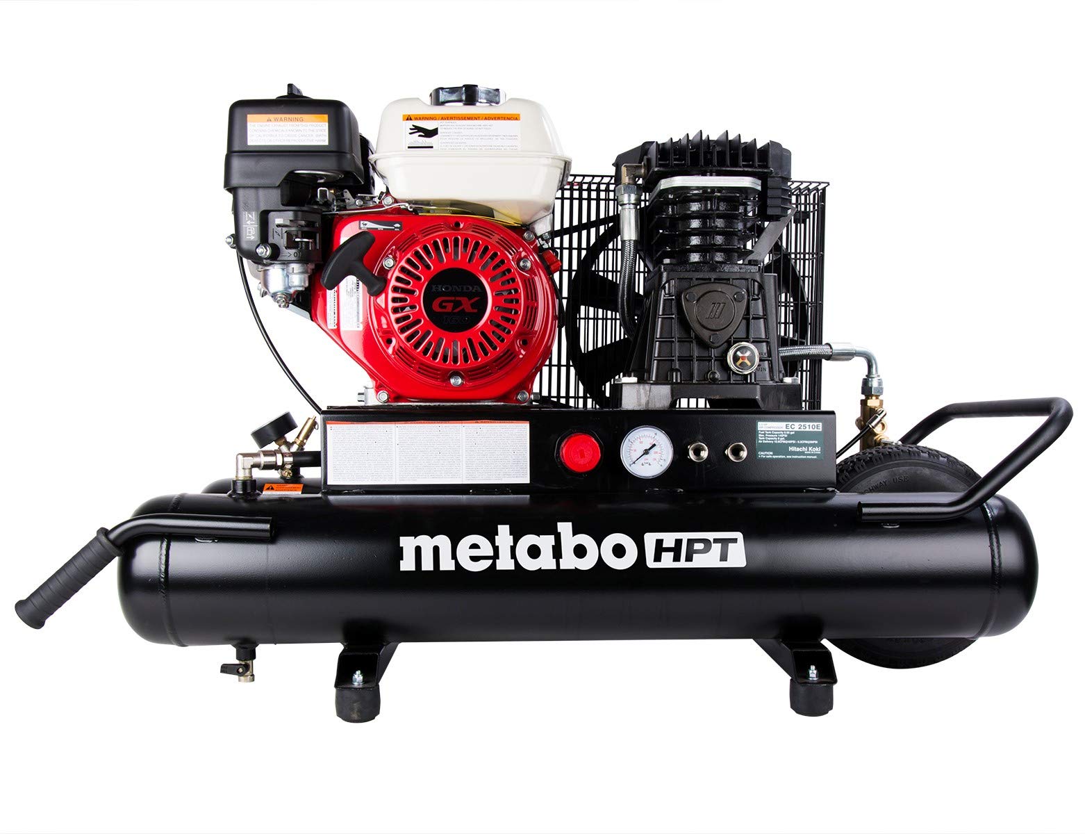 Metabo HPT Air Compressor, Wheeled, 8-Gallon, Ga...