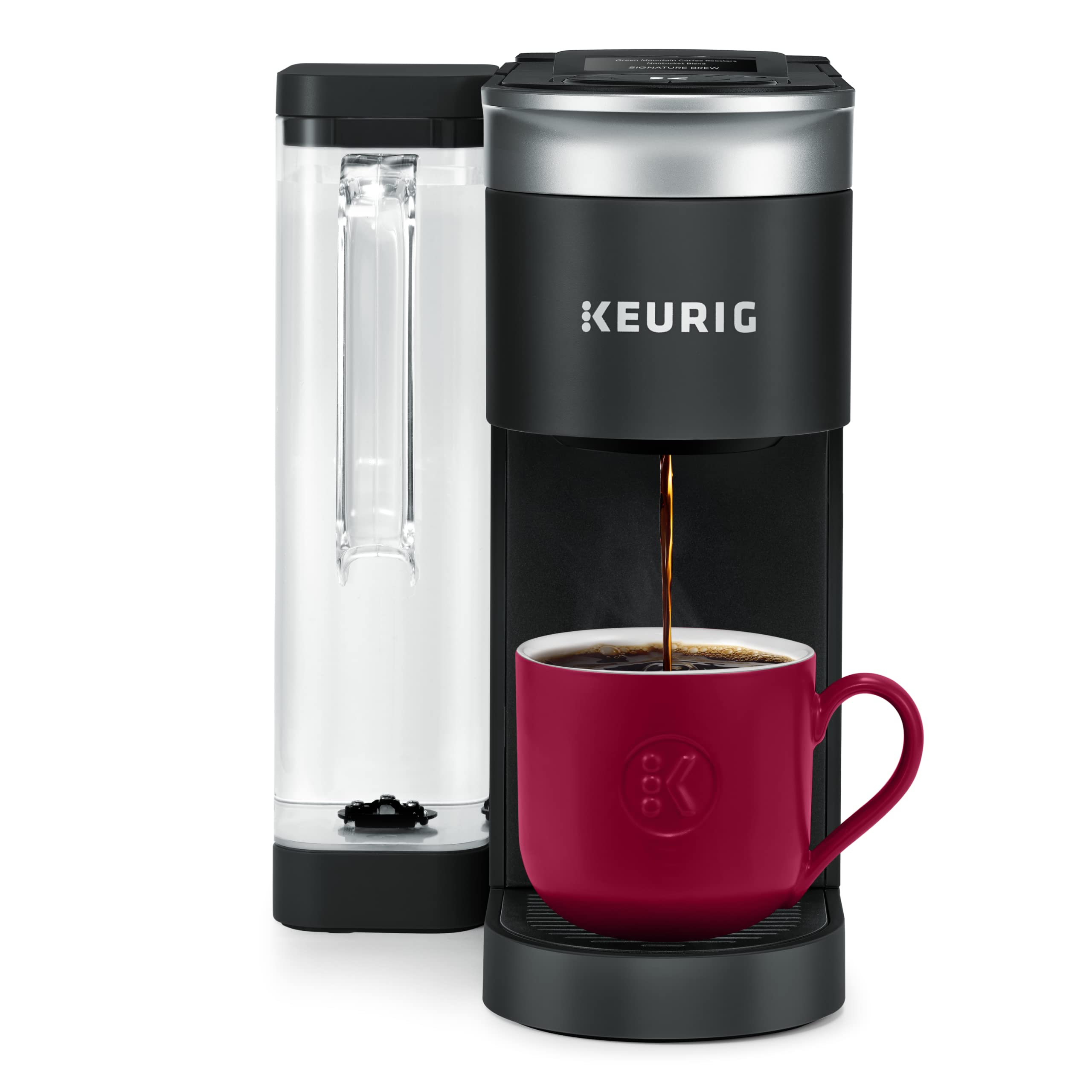 Keurig K-Supreme SMART コーヒーメーカー、マルチストリームテクノロジー、抽出6～12オンスのカップサイズ、ブラック