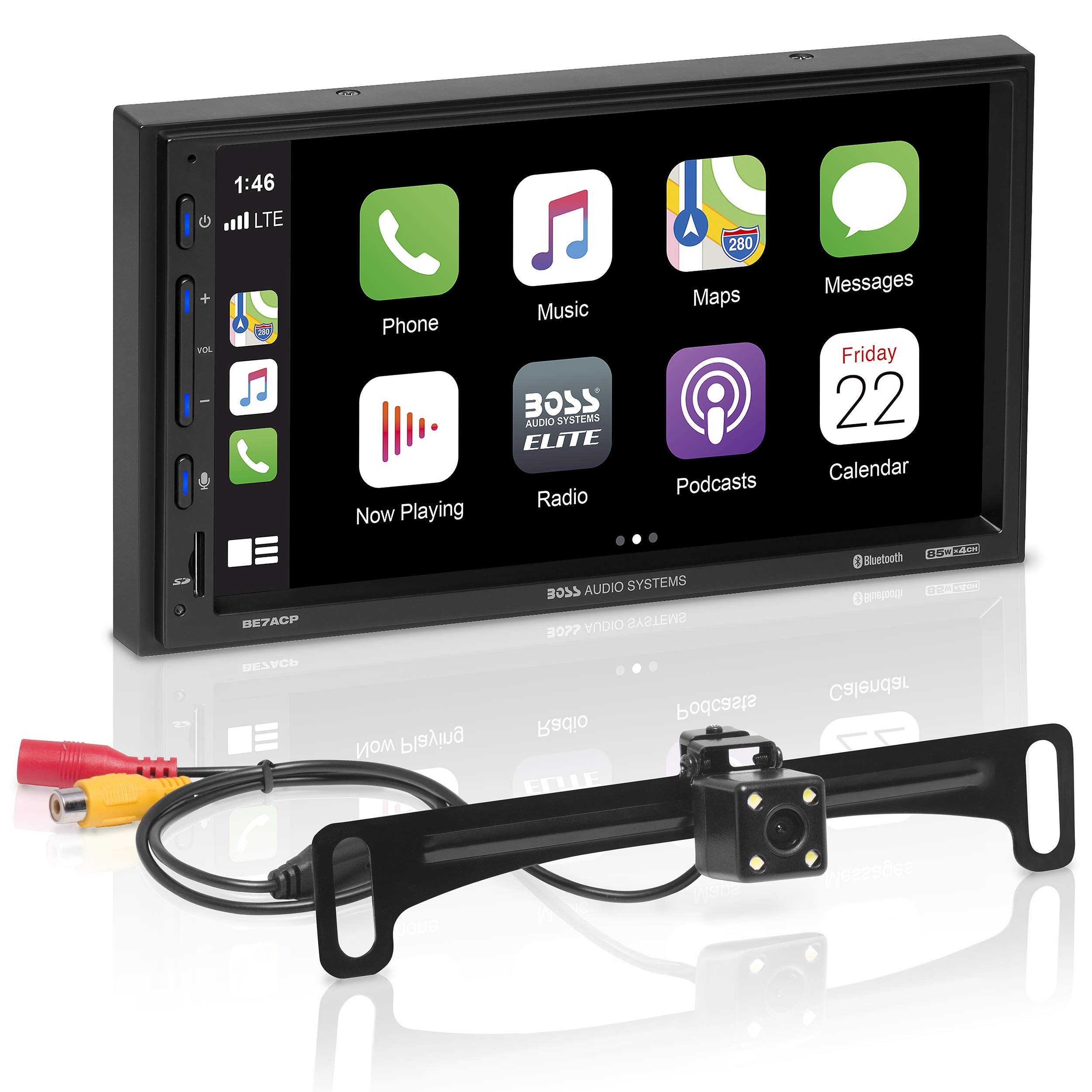 BOSS Audio Systems Apple CarPlay Android Auto を搭載したシステムエリートカーマルチメディアプレーヤー