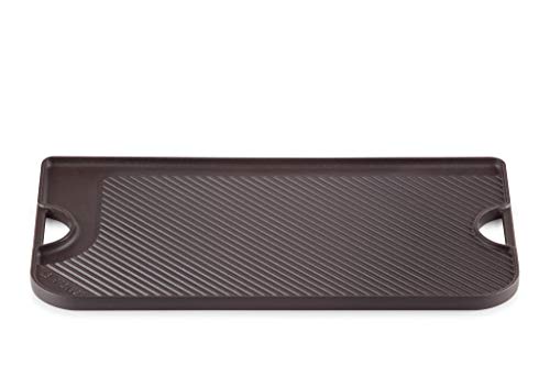 Le Creuset ホーロー鋳鉄ジャイアントリバーシブルグリル/グリドル、10フィート x 18.5フィート、リコリス