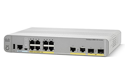 Cisco Catalyst 2960CX-8PC-L-スイッチ-8ポート-デスクトップ、ラックマウント可能（WS-C2960CX-8PC-L）
