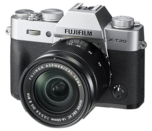 Fujifilm X-T20ミラーレスデジタルカメラ（XC16-50mmF3.5-5.6 OISIIレンズ付き）-シルバー