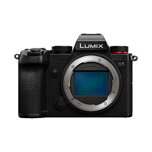 Panasonic LUMIX S5|4kカメラ|ミラーレスカメラ|フルフレーム|フリップ スクリーン付き L マウント カメラ (3?) |5 軸デュアル IS|4K 60p ビデオ (ブラック)