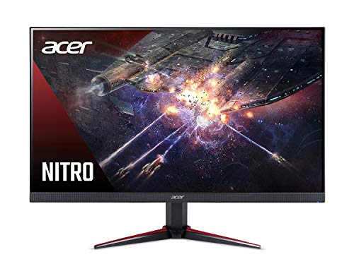  Acer Nitro VG240Y Pbiip 23.8 インチ フル HD (1920 x 1080) IPS ゲーミング モニター、AMD Radeon FREESYNC テクノロジー搭載、ゼロ フレーム、144Hz、1ms VRB、(2 x HDMI 2.0 ポート...