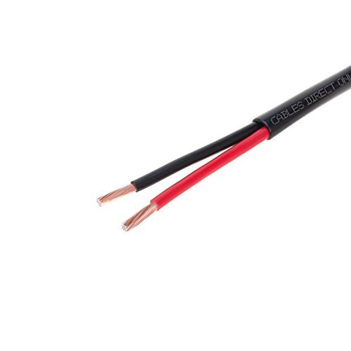 Cables Direct Online 屋外 UV 保護定格プロフェッショナルスピーカーオーディオケーブル 16AWG 直接埋設 16/2 バルクスプール