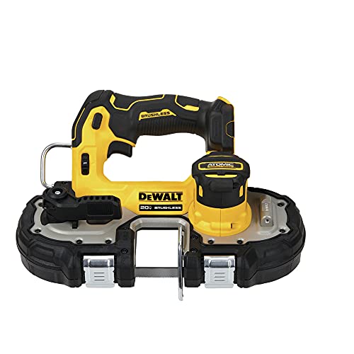 DEWALT DCS377B 20V MAX ATOMIC ブラシレス リチウムイオン 1-3/4 インチ コードレス コンパクト バンドソー (ツールのみ)