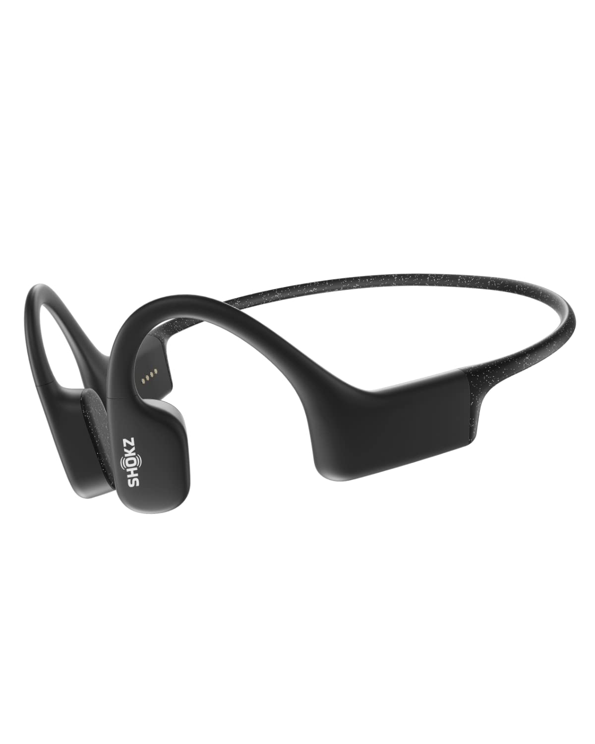  SHOKZ OpenSwim 水泳 MP3 - 水泳用骨伝導 MP3 防水ヘッドフォン - オープンイヤーワイヤレスヘッドフォン、Bluetooth なし、ノーズクリップと耳栓付き (ブラ...