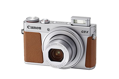 Canon PowerShot G9 X Mark IIデジタルカメラ（Wi-FiとBluetooth内蔵、3インチLCD付き）（シルバー）