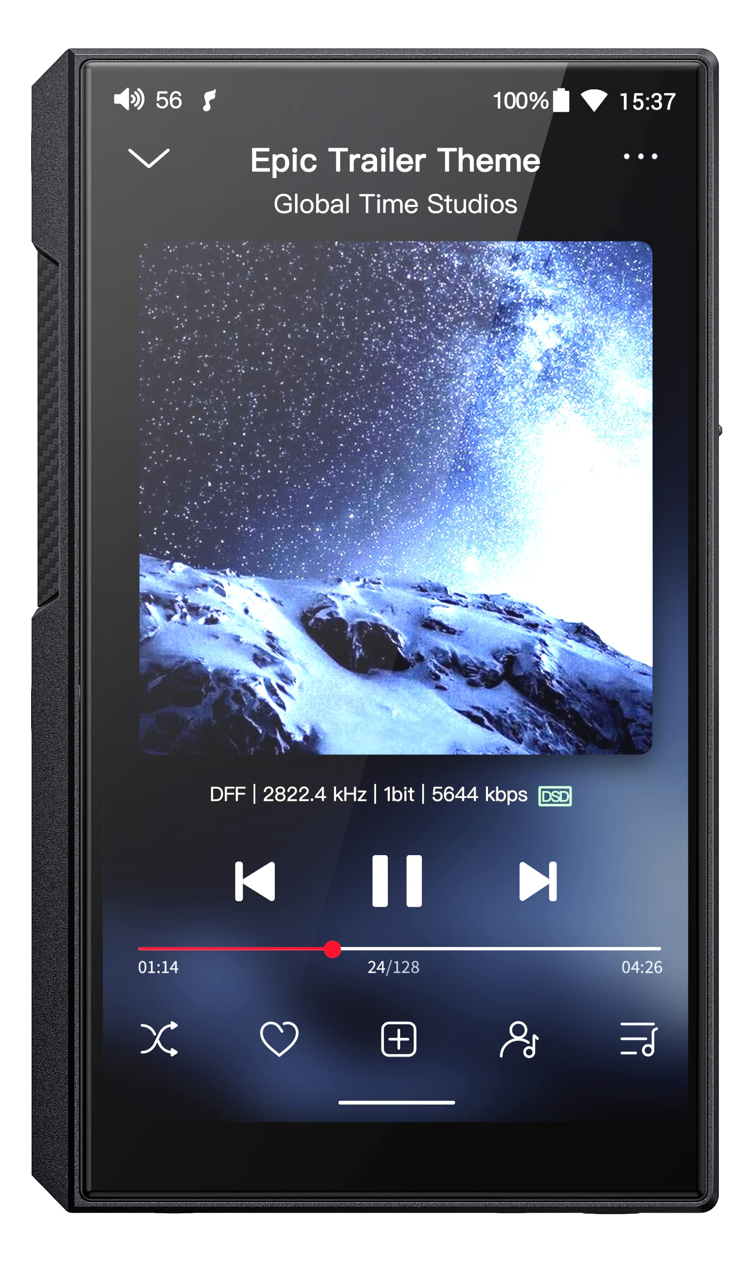  FiiO M11S ハイレゾ MP3 音楽プレーヤー、デュアル ES9038Q2M、Android 10 Snapdragon 660、5.0 インチ、ロスレス DSD/MQA、Apple Music/Tidal/Amazon Music 4.4mm 2.5mm/3.5mm/4.4mm...
