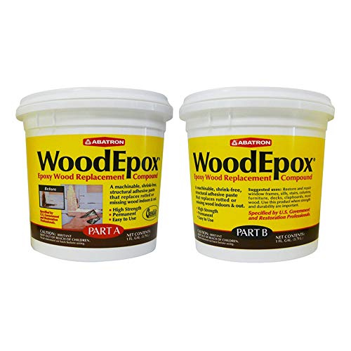 Abatron WoodEpox エポキシ木材代替コンパウンド、2 ガロンキット、パート A & B...