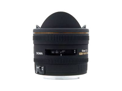 SIGMA キヤノンデジタル一眼レフカメラ用10mmf / 2.8 EX DC HSM魚眼レンズ-国際版（保証なし）