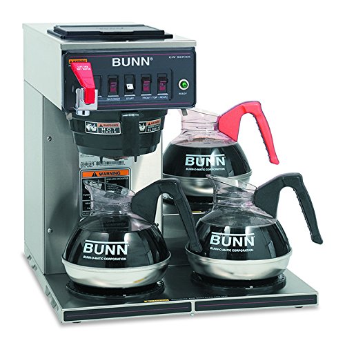 BUNN 12950.0212 CWTF15-3 自動業務用コーヒー醸造機 3 下部ウォーマー付き (120V...