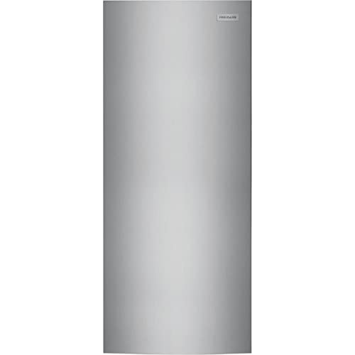  Frigidaire FFFU16F2VV 28 フィート アップライト冷凍庫、15.5 立方インチ。フィート容量 停電保証 EvenTemp 冷却システムとステンレススチール製半ドアアラーム...