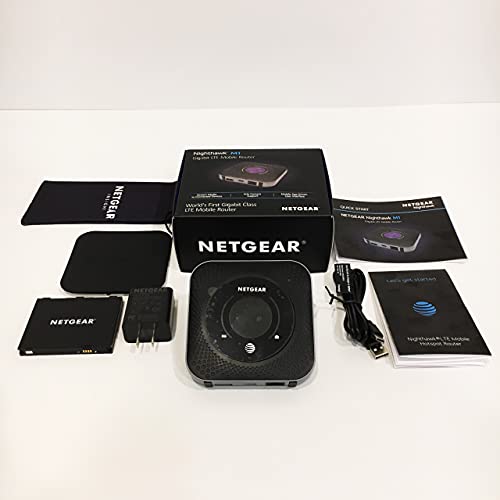 Netgear Nighthawk MR1100 4G LTE モバイル ホットスポット ルーター (AT&T GSM ロック解除) (スチール グレー)