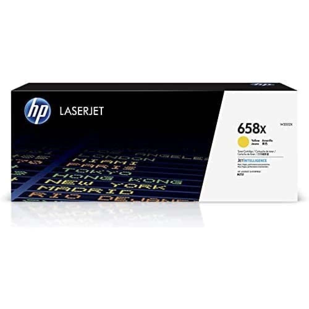 HP オリジナル 658X イエロー高収量トナー カートリッジ | Color LaserJet Enterp...