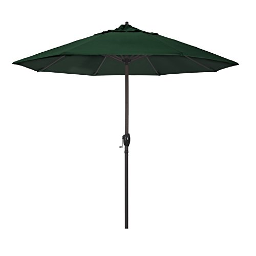 California Umbrella ATA908117-5446 9 'ラウンドアルミニウムマーケット、ク...