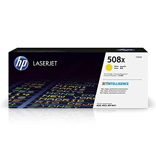 HP オリジナル 508X イエロー高収量トナー カートリッジ | Color LaserJet Enterp...