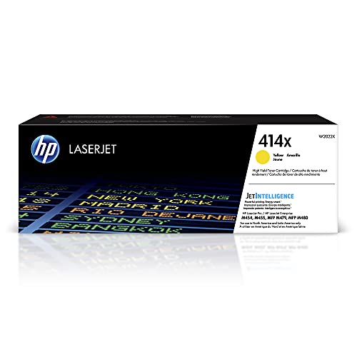 HP 414X | W2022X |トナーカートリッジ |黄色 | Color LaserJet Pro M454 シリーズ、M479 シリーズで動作|高収率