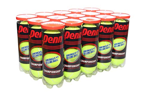 PENN チャンピオンシップ テニス ボール - レギュラー デューティ フェルト加圧テニス ボール - 15 缶、45 ボール