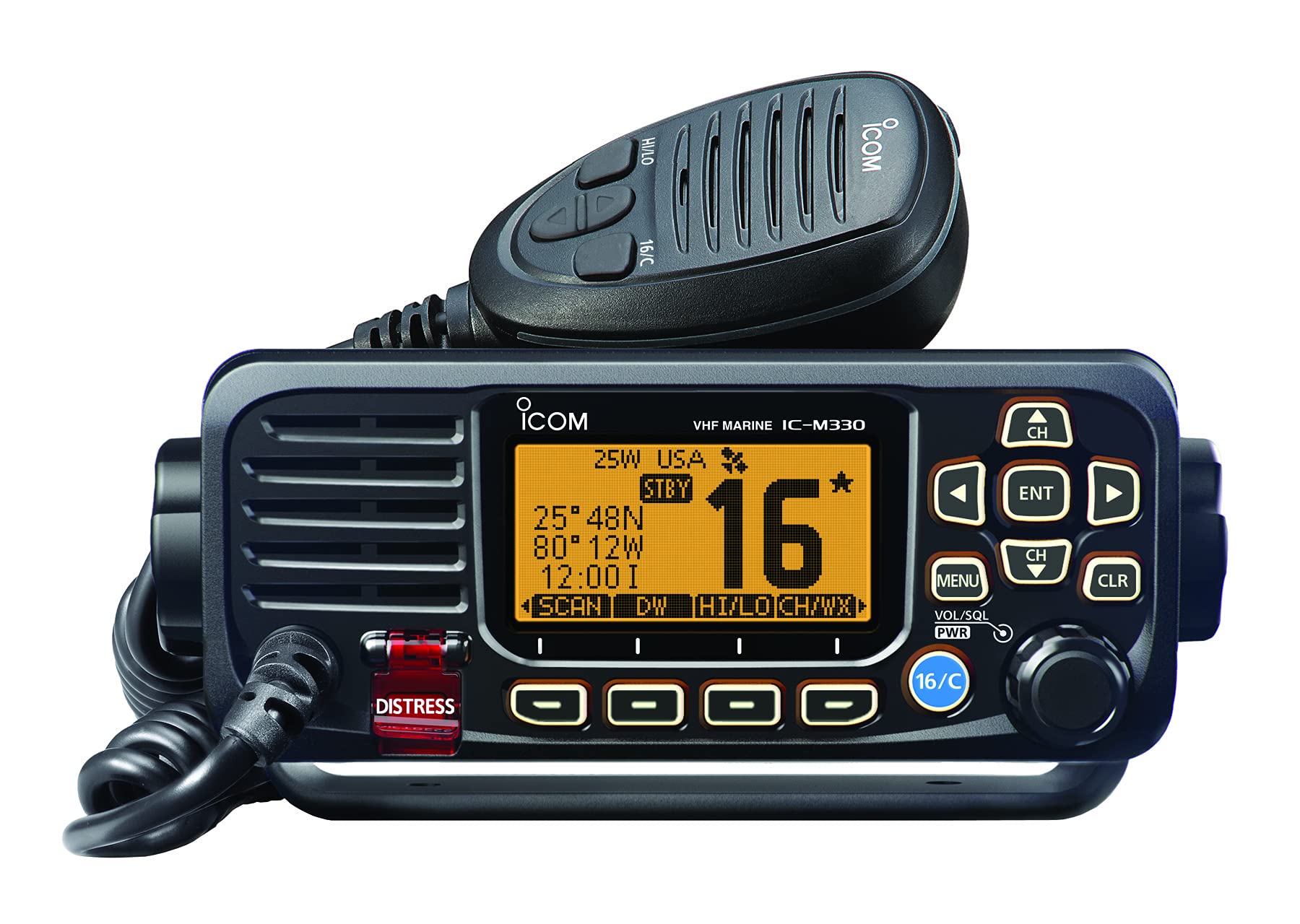 ICOM VHF、ベーシック、コンパクト、ブラック、スタンダード、M330