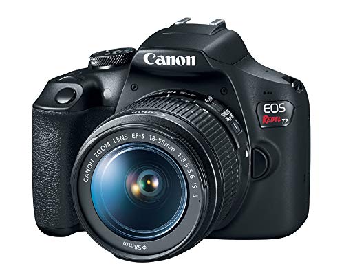 Canon EOS Rebel T7 DSLR カメラ (18-55mm レンズ付き) |内蔵Wi-Fi | 24.1 MP CMOS センサー | DIGIC 4+ 画像プロセッサーとフル HD ビデオ