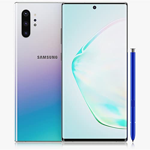 Samsung Galaxy Note 10+、256GB、オーラ グロー シルバー - 完全にロック解除済み (更新済み)