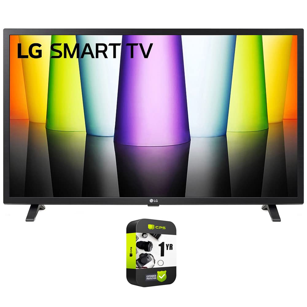 LG 32LQ630BPUA 32 インチ HDR スマート LCD HD TV 2022 バンドル (1 年間 CPS 強化保護パック付き)