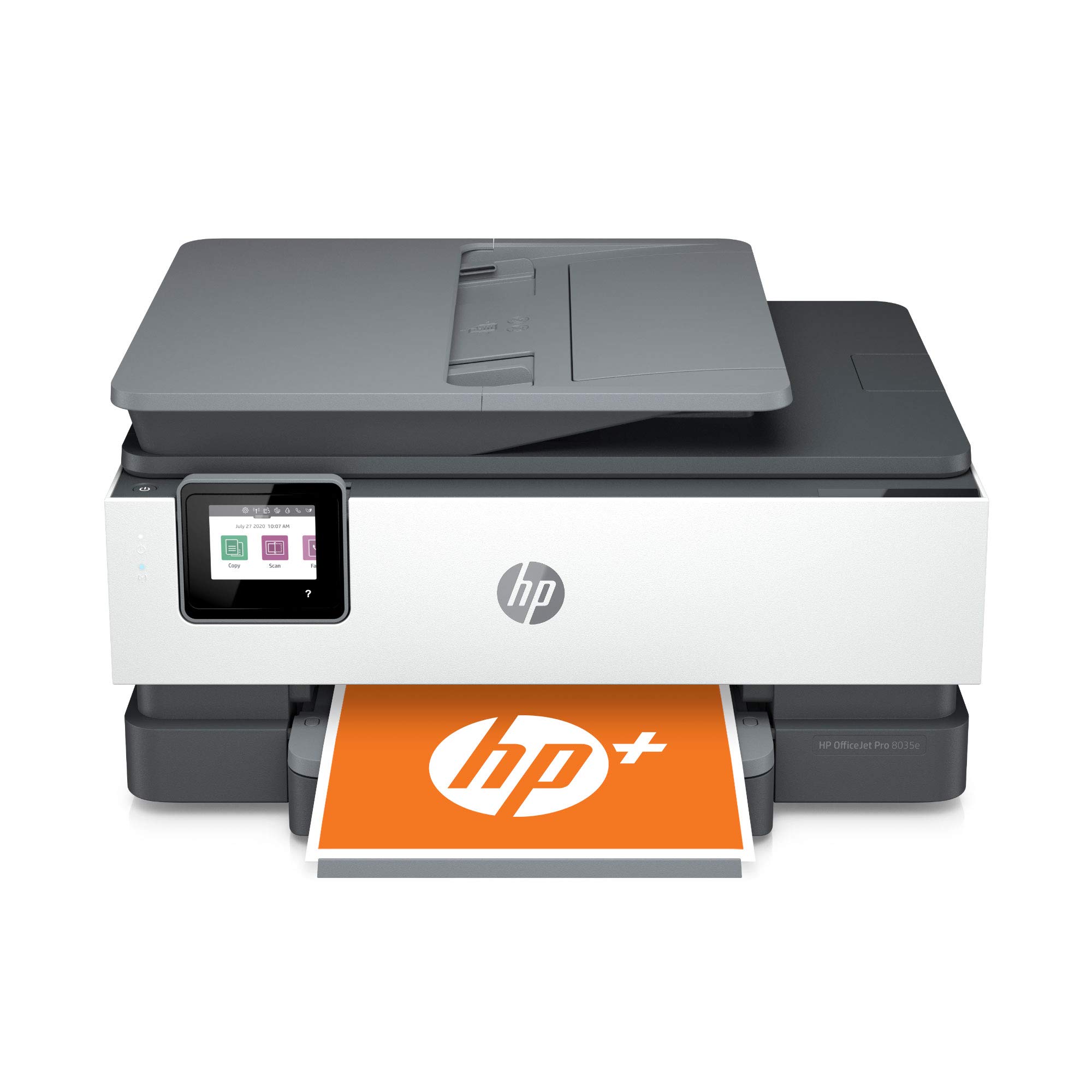 HP OfficeJet Pro 8035e ワイヤレス カラー オールインワン プリンター (Basalt)、最大 12 か月持続するインスタント インク + (1L0H6A)