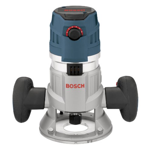 Bosch MRF23EVS 2.3 HP 電子 VS 固定ベースルーター (トリガー制御付き)...