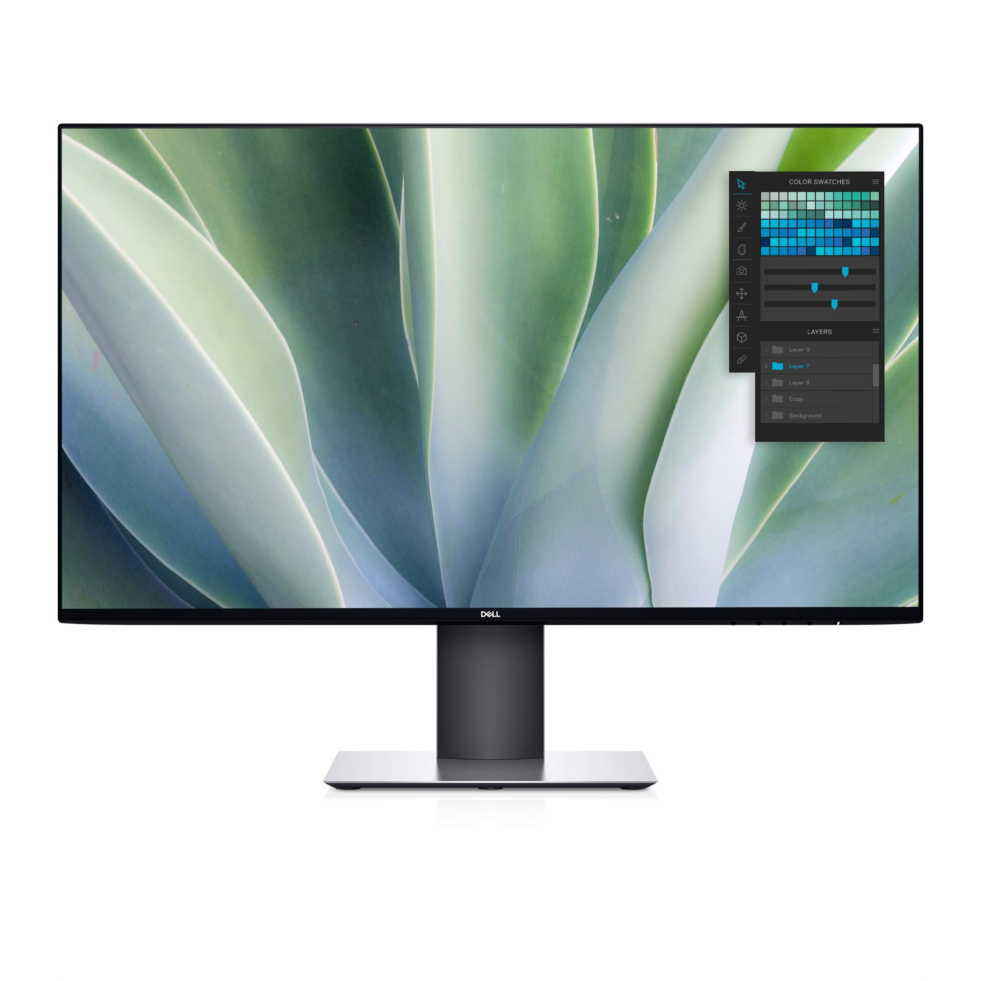 Dell ウルトラシャープ U2719DX 27 インチ WQHD 2560x1440 解像度 IPS モニター (Infinity Edge ベゼル付き)、ブラック