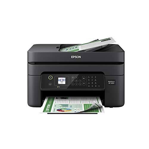 Epson Workforce WF-2830 オールインワン ワイヤレス カラー プリンター (スキャナー、コピー機、ファックス付き)