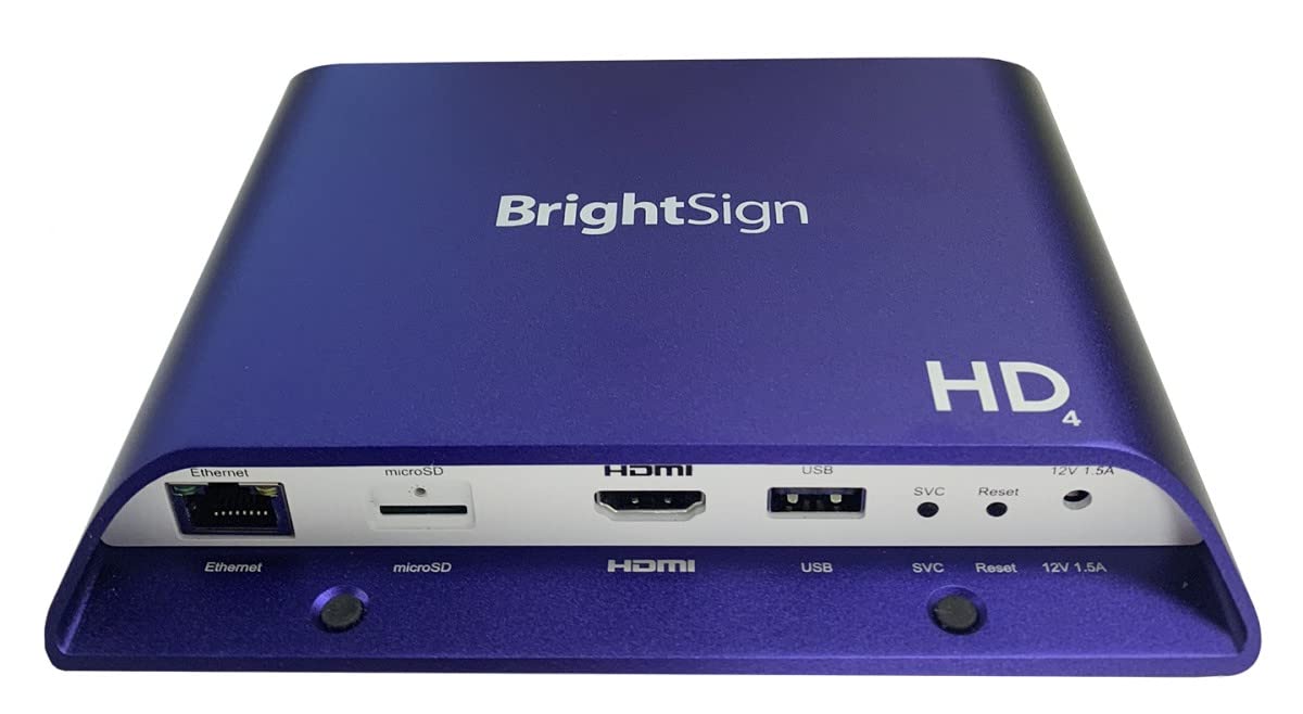 BrightSign HD1024 |フル HD 拡張 I/O HTML5 プレーヤー
