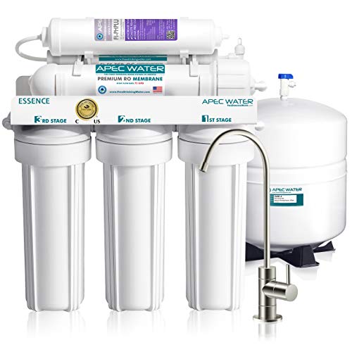 APEC WATER ROES-PH75 エッセンスシリーズトップティアアルカリミネラル pH+ 75 GPD 6 段階認定超安全逆浸透飲料水フィルターシステム