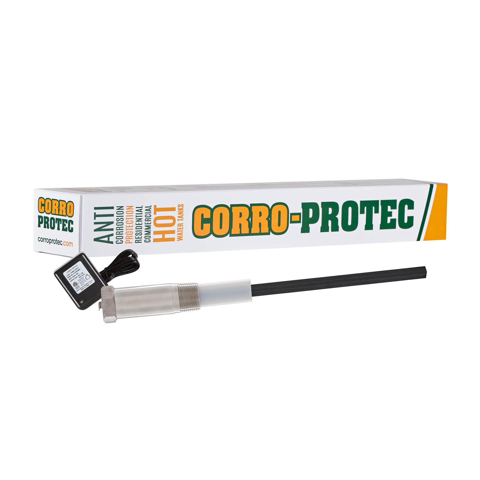 Corro-Protec CP-R 給湯器用チタン陽極棒 (陽極棒一体型給湯器用) - 臭気(硫黄/腐った卵の臭い)、腐食、水垢の除去